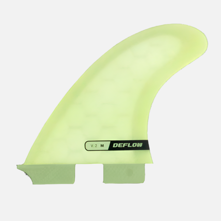 Deflow Surf - V.2 Acid Lemon - Thruster Fins Deflow Surf - V.2 Acid Lemon - Thruster Fins